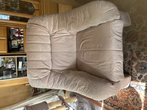 Polstersessel mit Fusshocker