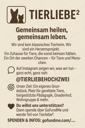 Tierrettung und Lebenshof gemeinsam gestalten