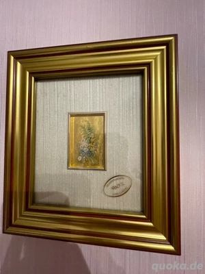 Kunstlithografie auf echter Goldfolie 960   mit Zertifikat   Edizion d Arte