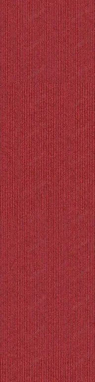 Rote Interface Teppichfliesen 25x100cm sofort verfügbar