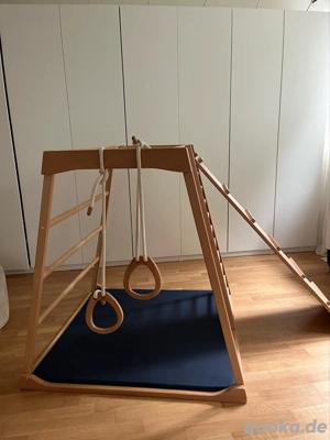 Ecolignum Klettergerüst OSKAR mit rutschbrett und ringseilen