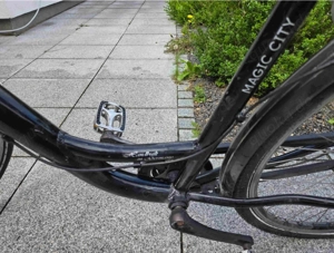 Damenfahrrad gebraucht  Citybike 28Zoll, schwarz 8-Gang Bild 5