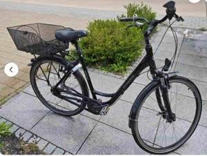 Damenfahrrad gebraucht  Citybike 28Zoll, schwarz 8-Gang