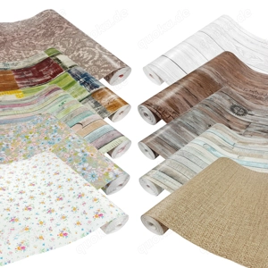 Klebefolie Holzoptik 7,40 m  Möbel Dekor Küche Schrank Folie Vintage Retro Boho