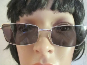 Blogger Retro Pin- up Rockabilly Boho Look DESIGNER Made in Italy Sonnenbrille Sun Glasses Silber