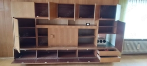 Wohnzimmerschrank mit Barfach und Beleuchtung