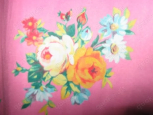 NEU Designer Rosen Blüten Flower Salsa Bodycon Stretch Reinschlupf Mini Kleid 36- 38  S pink bunt 