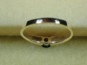 NEU: Brillant-Ring 585 Gold Gr. 18-57 19-60 0,5 Carat roter Diamant Bild 5