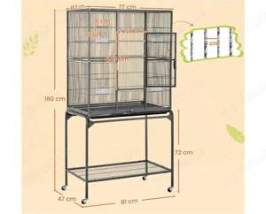 Schöner Vogelkäfig