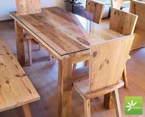 Tisch aus Altholz - maßgefertigt Bild 5