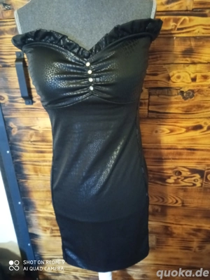 kurzes Minikleid dehnbar Größe s m