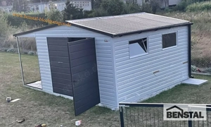 Metallgarage Großhalle LAGER Blechgarage Fertiggarage 4,5x6