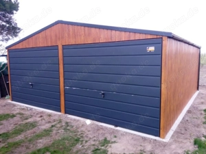 Zeltgarage Lagerraum Auto Blechcontainer Blechgara Bild 2