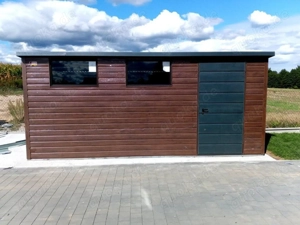 PREMIUM Gartenhaus Blechgarage Garage Geräteschupp