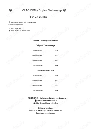 Orachorn Thai Massage Ludwigshafen Zentrum Bild 5
