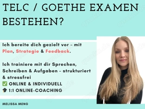 telc   Goethe B1 B2 Vorbereitung mit Plan & Erfolg   online, individuell