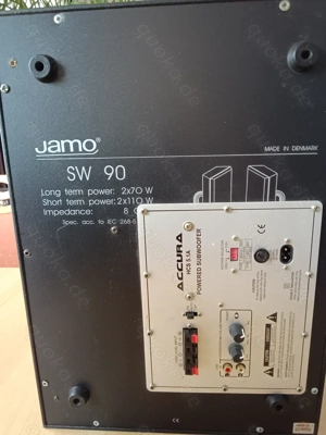Subwoofer Activ von  JAMO  ACCURA  2 x 70 W Bild 4