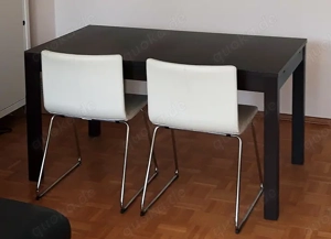 Esstisch IKEA (Holz, braun, ausziehbar)