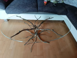 Hochwertiger Designer Glastisch 