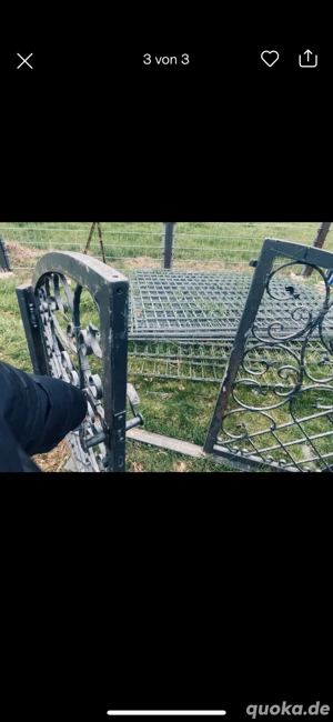 Hand geschmiedetes Eisentor