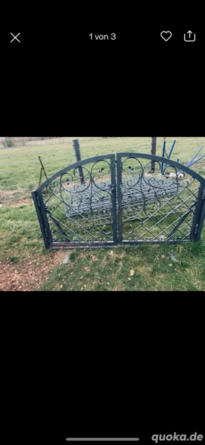 Hand geschmiedetes Eisentor  Bild 3