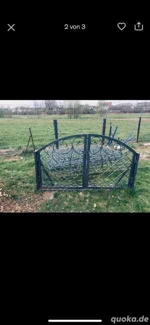 Hand geschmiedetes Eisentor  Bild 2