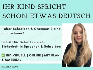 Deutsch-Förderung für Kinder - professionell und einfühlsam