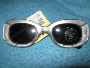 NEU mit ETIKETT Retro Pin- up Rockabilly Style DESIGNER Sonnenbrille Sun Glasses silber- grau