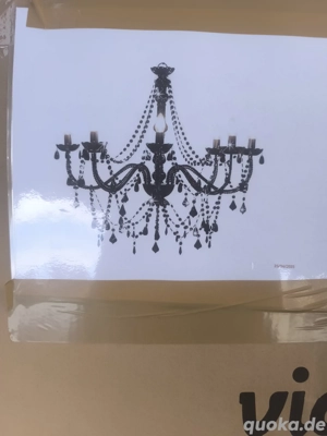 Kronleuchter schwarz NEU