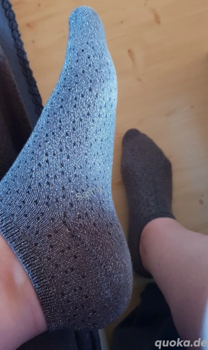 getragene Socken bis Sonntag