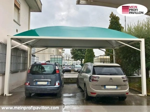 Pavillon 5x6 Überdachung Gazebo Pagodenzelt Festzelt Pvc Dach Restaurant Café Universität Zelt neu Bild 8