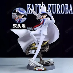 Detektiv Conan Kaito Kid Figur Kaito Kuroba Anime PVC Modell Sammlung Dekoration 30cm
