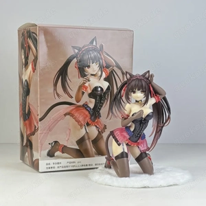 Date A Live Tokisaki Kurumi Katze Mädchen Figur Anime PVC Action Modell Sammlung