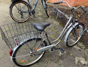 Stadtfahrrad Bavaria Line Lizzard für Damen, Nabenschaltung, Beleuchtung, Korb