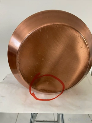 Übertopf Kübel von SKS aus massiven Kupfer Bild 5