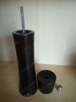 Edle Zassenhaus Pfeffermühle mit 6 Stufen Keramik Mahlwerk Bild 3