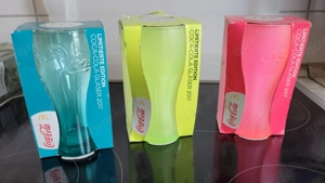 Drei Coca-Cola Sammelgläser aus 2017 von McDonalds