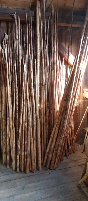 Staketen (runde Zaunlatten) & Pfosten