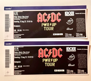 AC DC   2x Stehplatz-Tickets | PWR UP Tour | Karlsruhe 17.08.2025