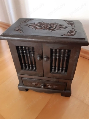 Schmuckkiste, Schmuckschränkchen, 4 Schubladen