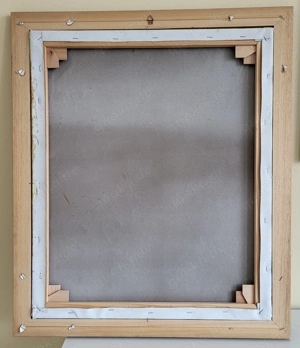 Gemälde einer Dame mit Hut - Öl auf Leinwand - Hingucker Bild 2