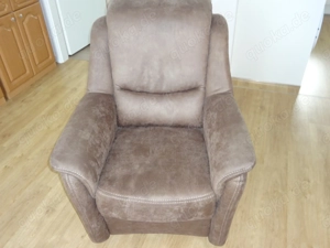 Polster  Sessel auf Rollen, braun 