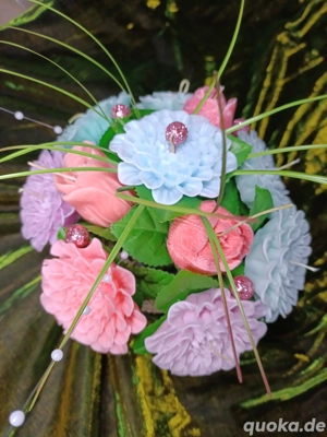 Kerzenstrauß handgemachte natürliche Wachs 