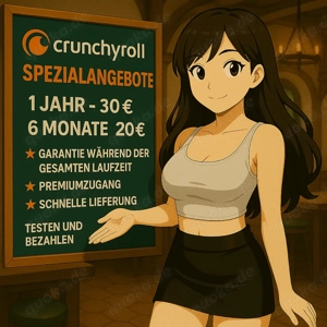 Crunchyroll Premium   12 6 Monate Zugang   Schnell & Sicher