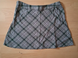 Mini Rock Grau Grün Gr. 42 mit Reißverschluß