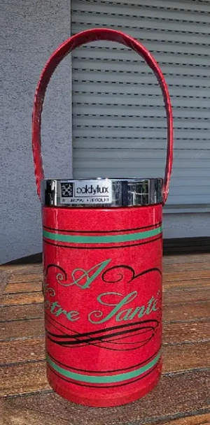 Flaschenkühler Sektkühler rot Coldylux Turnwald Kunststoff