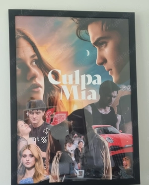 Poster von den neusten Film " CULPA MIA " 70X50 Gerahmt