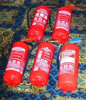 5 x  "ABC Pulver-Feuerlöscher" 6 kg   wie neu   Letzter Satz !!!