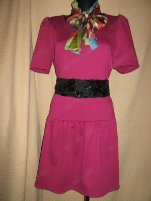  NEU mit ETIKETT Romantik Stufen Etui Kleid PRIMARK atmosphere Gr. 42- 44  M- L zyclam pink erika
