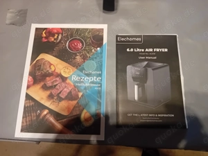 Heißluft Fritteuse und Fahrrad Reperraturständer